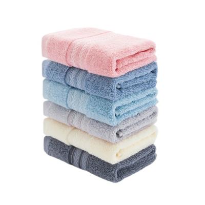 China Cotton Absorbs Water Square Gray Pink White Blue Kitchen Bathroom Handkerchief Cotton Wholesale Dish Towel for sale