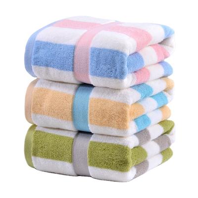 China China Gray Green Pink Rectangle Absorbent Cotton Bath Towel Cheap Heavy Absorbent Cotton Towels for sale