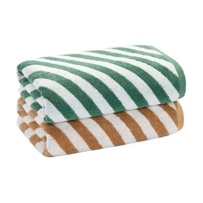 China Brown Gray Pink Bath Towel 70*140 Cotton Bath Towel 70*140 Rectangle Green Blue Purple 100% Cotton Towel for sale