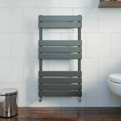 China Traditional A-Legend Upright Chrome Heated Charcoal White Electric Towel Rail Radiator Thermostat and Timer for sale