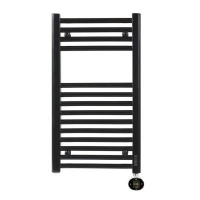 China European Designer Bathroom Round Tube Towel Rail Electric Heated Radiator Rad Heating Towel Warmer for sale