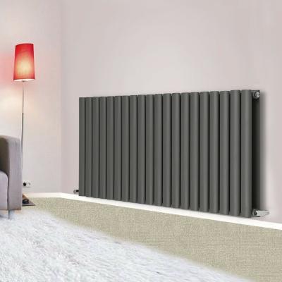 China Traditional Double Oval Horizontal Designer Home Heating Radiator for sale