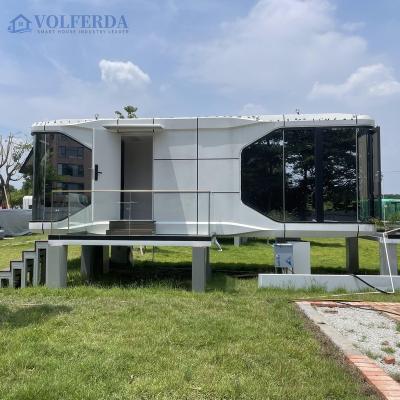 China Waterproof Prefab Tiny House VOLFERDA E7 Mini Small Container Home Prefab with Kitchen and Bathroom for sale