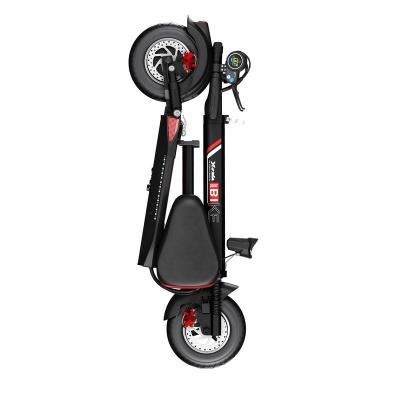 China New 8.5 inch big wheel scooter 36v 60v 350w unisex electric folding e-scooters with detachable chair for adults for sale