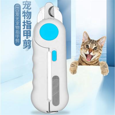 China Viable Pet Accessories Wholesale 2021 Amazon ebay Hotsale Pet Nail Scissors With LED Light Pet Products for sale