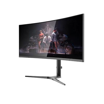 China Superbreedbeeld 21:9 LED-monitor 34 inch gamingmonitor 4K 100Hz gebogen gaming-pc-monitor Te koop