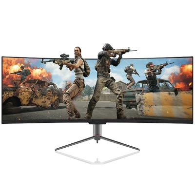 中国 49インチ QHD 5120x1440P 75Hz LCD LEDカーブモニター PC パソコンゲームモニター 販売のため