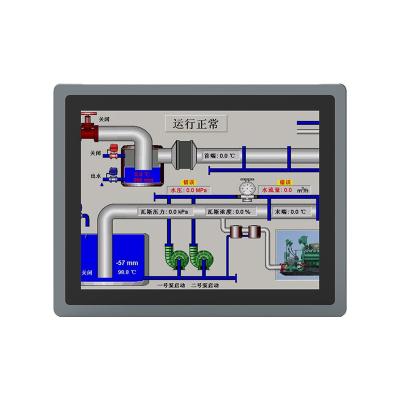 중국 15인치 터치 모니터와 멀티 터치 1024x768 용량 터치 화면 모니터 IP65 산업 모니터 판매용