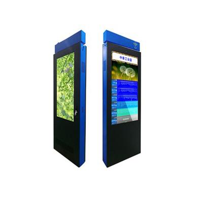 China 55 Inch Floor Standing 4K Advertising Digital Totem Media Player Display LCD Outdoor IP65 Digital Signage Touch Screen for sale