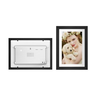 China 10.1 Inch Digital Photo Frames Smart IPS LCD Digital Video Photo Frame With High-Resolution Picture & Video Display for sale