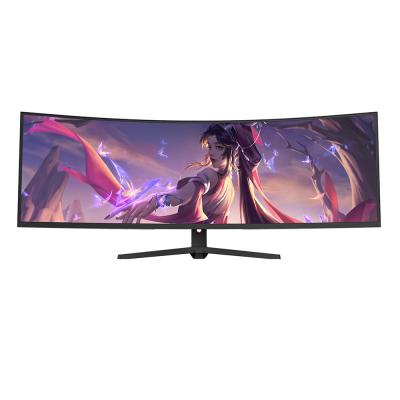 China 49 Inch Ultrawide Curved Monitor 1MS 4K 144HZ 21:9 VA FHD LED Computer Desktop Gaming Monitor for sale