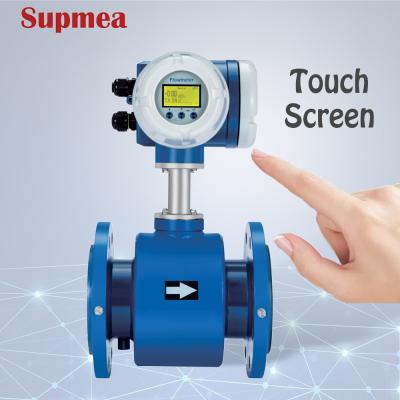 China Analog Digital Magnetic Magnetic Flow Meter Magnetic Water Flow Meter 4-20ma Electro Magnetic Liquids Water Flow Meter Price Porcelain for sale