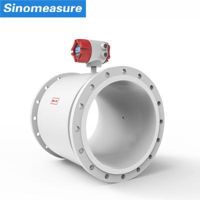 China Sinomeasure 316SS stainless steel wire connection dn400 electromagnetic measurement flow meter of liquids/magnetic flowmeter sanitary flujometro for sale