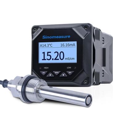 China Water treatment industry high precision ec controller and performance electric conductivity meter/ec phorp controller for sale