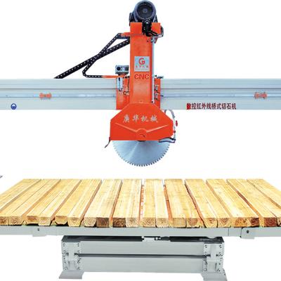 China Box Profile In Two Directions By Two Blades Sharpening Machine CNC Railing Column And Double Blade Stone Bridge Cutter And Profilling Bridge Saw for sale