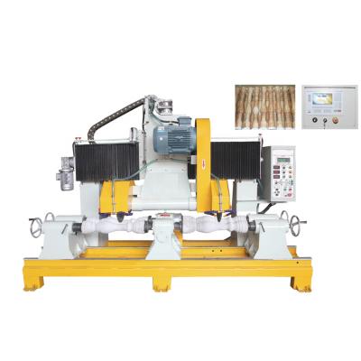 China Hotels CNC Multi Discs Column Baluster Profiling Automatic Stone Cutting Machinery for sale