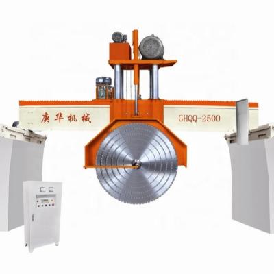 China Hotels Block Stone Cutter Multi-Blade Automatic Cutter Bridge Quarry Marble Granite Stone Best Large Sale for sale