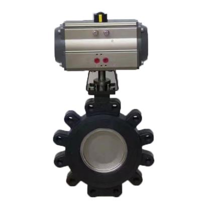 China China Supplier Wafer Flange Type Medium Temperature Pneumatic Water Electric Butterfly Valve for sale