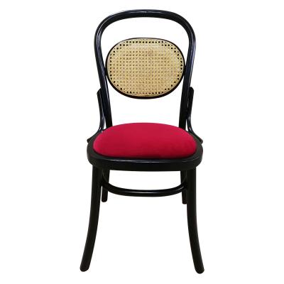 China 2021 Modern New Factory Wholesale Ton Chair Upholstered Wood Seater Restaurant Dining Chair Outdoor Wood Chair for sale