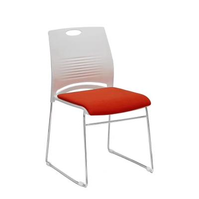 China (Height) 2021 adjustable plastic chair popular for office guest with soft seater meeting chair conference chair for sale