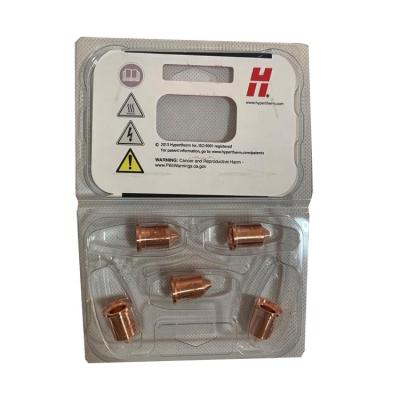 China Hypertherm Consumables Copper Plasma Nozzle 220990 For Plasma Cutting Torch for sale