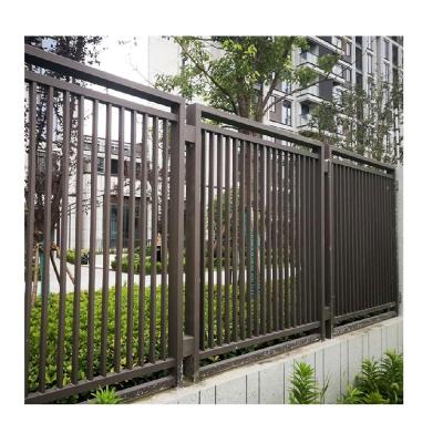 China Hot Sale Easily Assembled Security Guardrail Clamps Isolation Guardrail Post Road Barrier Metal Fence for sale