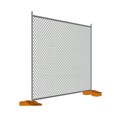 China Hot Selling Easily Assembled Easily Assembled Black PVC Coated Galvanized Temporary Barrier For Highway Fence for sale