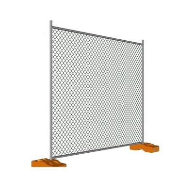 China Cheap Price Easily Assembled Easily Assembled Black PVC Coated Galvanized Temporary Fence Forsport Fence for sale