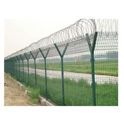 China Heavy Gauge Easily Assembled Small Hole Welded Wire Mesh Fence Anti Climb Security Barrier for sale