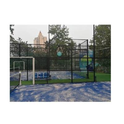 China Steel Wire Factory Wholesale Price Outdoor Steel Wire Fitness Equipment Padel Tennis Court Barrier With Good Quality for sale