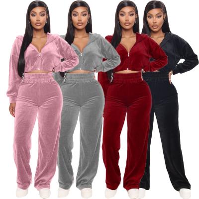 China 2020 fashions QUICK DRY QUICK DRY Hoodie Tracksuits Autumn Two Piece Clothing Tracksuits For Women for sale