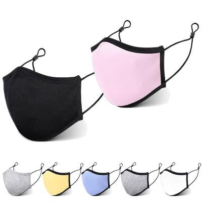 China Custom Washable Reusable Fashion FaceMaskes Logo Adjustable Colorful Personalized Cotton Facemask for sale