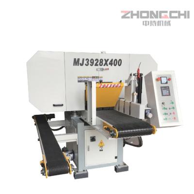 China 400 mm houtbewerkingsbandzaagmachine horizontale bandzaag 0-18m/min Te koop