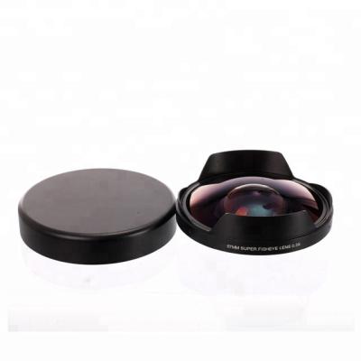 China Kapkur 0.3X 62mm Fisheye Camcorder Lens, Manual Add Focus Camera Lens Fisheye Lens for sale