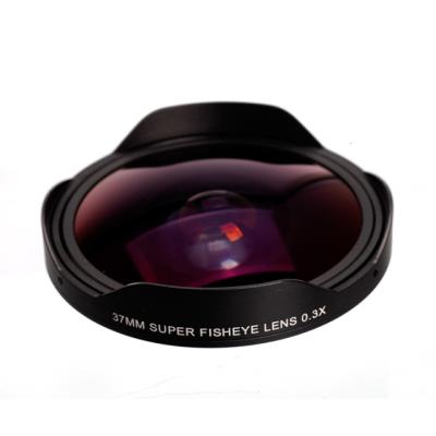 China 0.3X 37mm/43mm Mount Camcorder Lens, Fisheye Lens Fisheye Camcorder Lens for sale