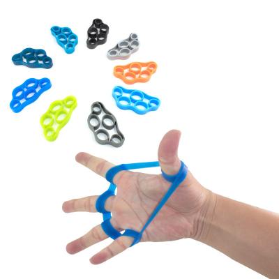 China Finger Trainer Food Grade Silicone Hand Expander Strength Trainer Finger For Strength Trainer Finger for sale