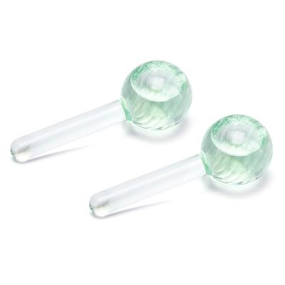 China Hot Selling Face Lift Ice Globe Roller Gel Glitter Ice Facial Globes For Face Skin Care for sale