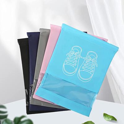 China Who respects the environment; Recyclable; Reusable Promotional Sports Shoe Dust Bag Custom Printed , Waterproof Non Woven Drawstring Shoe Bag for sale