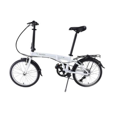 China 2021New Design 6061 Adult White Suv D6 Small Size Easy To Carry Folding Bike for sale