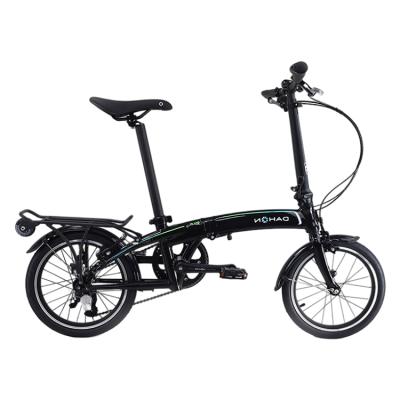 China Hot New Products Adult Bike High Performance Black 6061 Alloy Qix D3 Folding Bike for sale