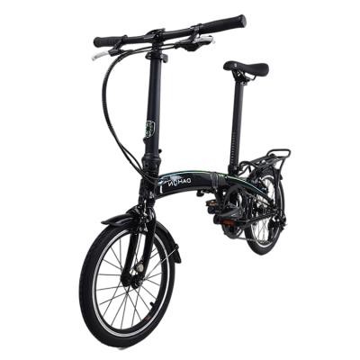 China Quality Assurance New Design 6061 Adult Alloy Qix D3 Bike High Performance Black Folding Bike for sale