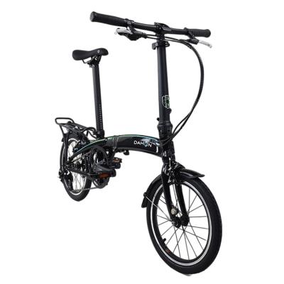 China Factory Direct Low Price 6061 Alloy Qix D3 Small Size Custom Made Adult Easy To Carry Black Folding Bike for sale