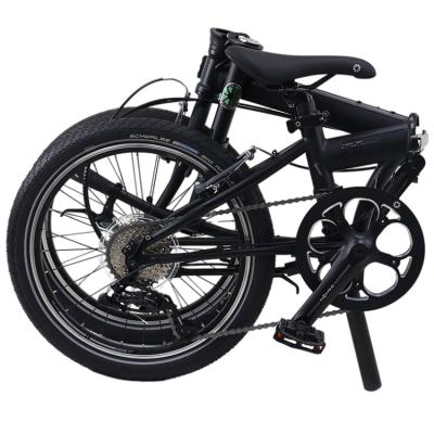 China Hot Factory Sales Adult Modern Design Black 6061 Alloy Bike High Performance P8 Folding Bike for sale