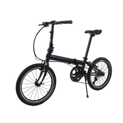 China Product Quality Adult High Quality Promotional Small Size Easy To Carry 6061 Alloy Black P8 Folding Bike for sale