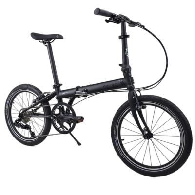 China Adult Customized 6061 Alloy P8 Professional Small Size Easy To Carry Black Folding Bike for sale