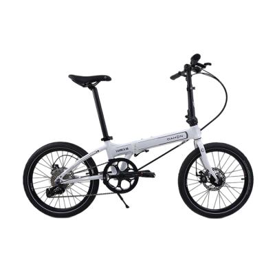 China Adult High Performance 6061 Alloy Promotional Bike Quality Product Small Size Easy To Carry White Launch Folding Bike for sale