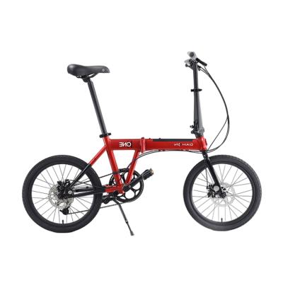 China High Performance 6061 Adult Chinese Alloy Bike Supplier Small Size Easy To Carry Red Kone Folding Bike for sale