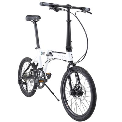 China Factory Sale Adult 6061 Combine Kone White Small Size Easy To Carry Folding Bike for sale