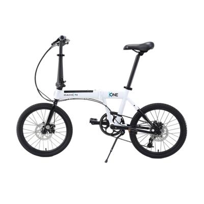 China Manufacturer 6061 Alloy Kone Adult Professional Small Size Easy To Carry White Folding Bike for sale