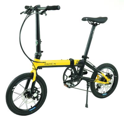 China Adult Product High Quality Factory Hot Sales Bike High Performance Yellow 6061 Alloy K3Plus Folding Bike for sale